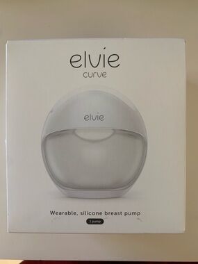 Elvie Curve Wearable Silicone Breast Pump - White